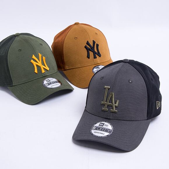 Kšiltovka New Era 9FORTY Multi Pop Panel Los Angeles Dodgers Strapback Black