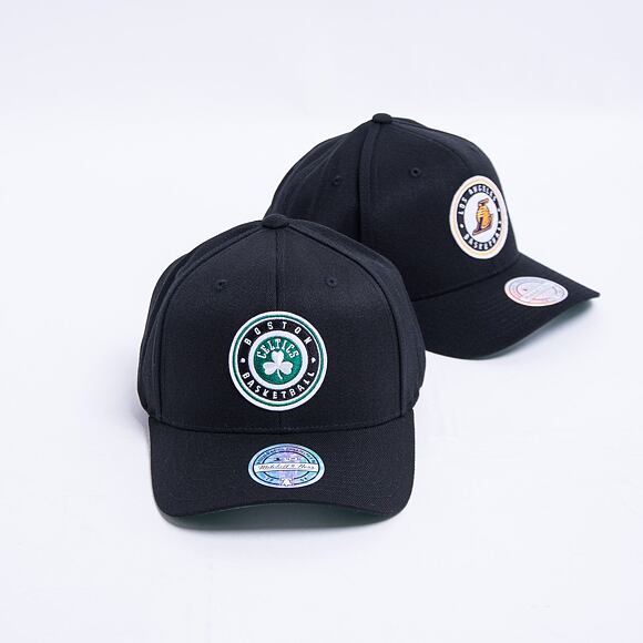 Kšiltovka Mitchell & Ness Boston Celtics Black Varsity Patch 110 Snapback Black