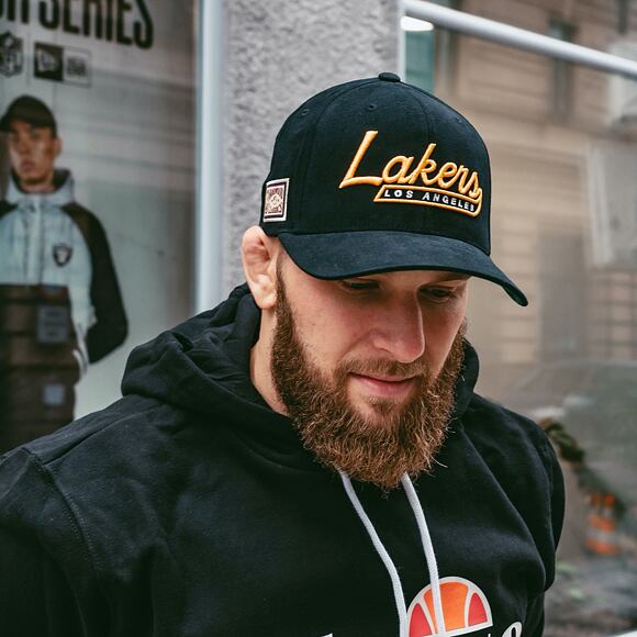 Kšiltovka Mitchell & Ness Los Angeles Lakers 831 Vintage Tailscript Black