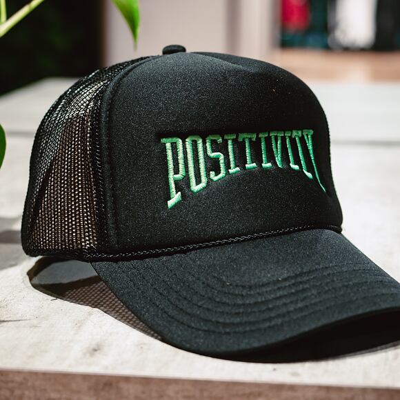 Kšiltovka Pink Dolphin POSITIVITY HAT OH2206POBL BLACK