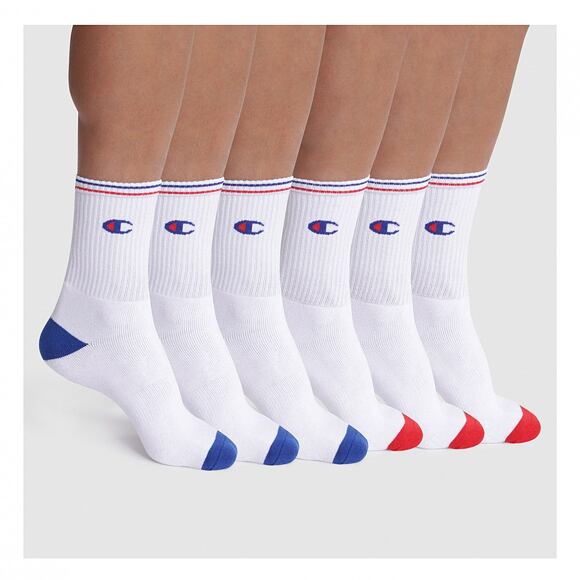 Ponožky Champion CR Performance 6-Pack Crew Socks CH00081Y-8LV