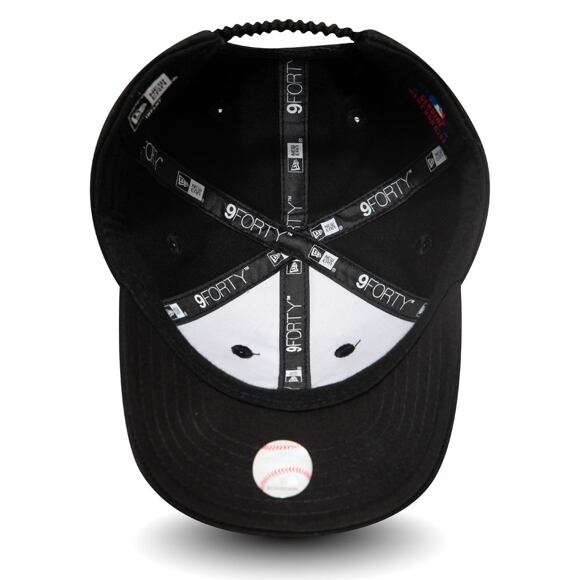 Dětská kšiltovka New Era 9FORTY Kids MLB League Essential infant New York Yankees Black / White