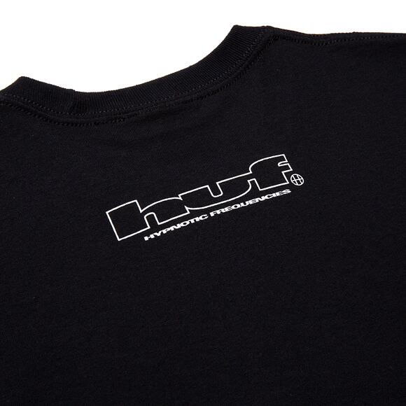 Triko HUF Fractal T-Shirt Black