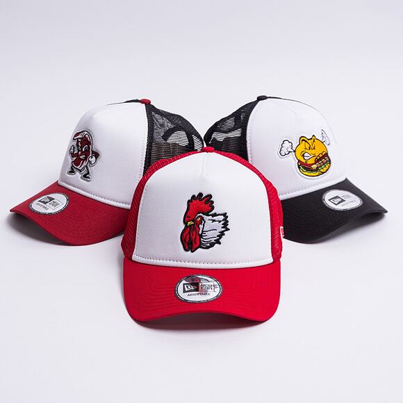 Kšiltovka New Era 9FORTY 9FORTY Minor League Port City Roosters Snapback Scarlet