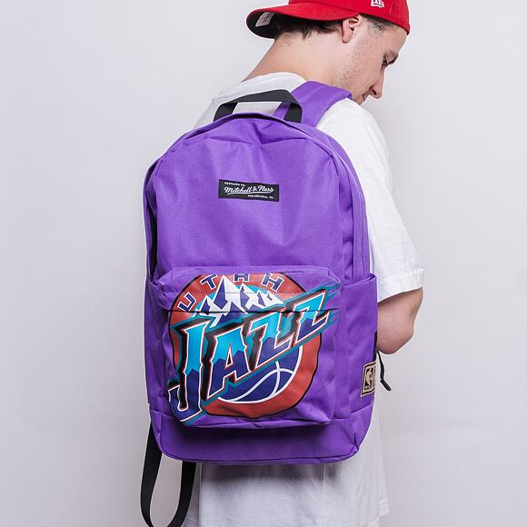 Batoh Mitchell & Ness Utah Jazz Backpack Purple