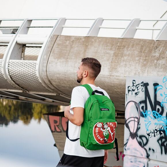 Batoh Mitchell & Ness Boston Celtics Backpack Green