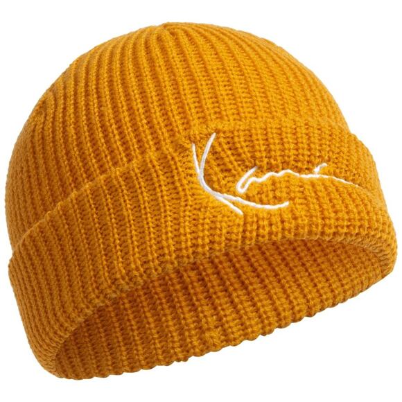 Kulich Karl Kani KK Signature Fisherman Beanie Ocher