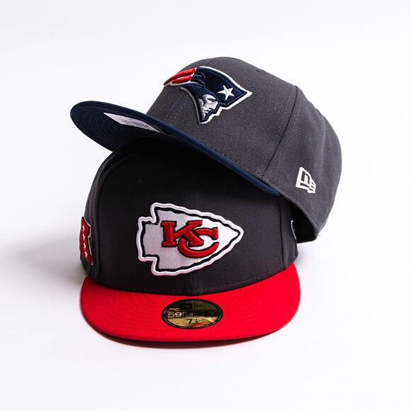 Kšiltovka New Era 59FIFTY NFL Official Team Colors Kansas City Chiefs Grey