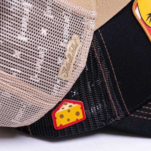 Kšiltovka Capslab Trucker - Looney Tunes - Speedy Gonzales - Black / Yellow