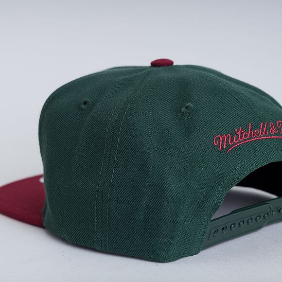 Kšiltovka Mitchell & Ness Seattle Supersonics Team 2 Tone 2.0 Snapback HWC Green / Red