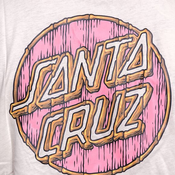 Triko Santa Cruz Tiki Dot T-Shirt Off White