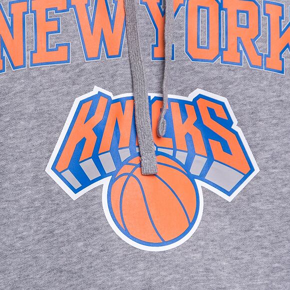 Mikina New Era Team Logo Pull Over Hoody New York Knicks Grey