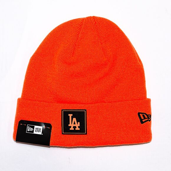 Kulich New Era MLB Neon Team Cuff Beanie Los Angeles Dodgers Neon Orange