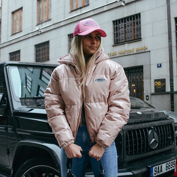 Dámská Péřová Bunda Ellesse Petulia Padded Jacket Pink