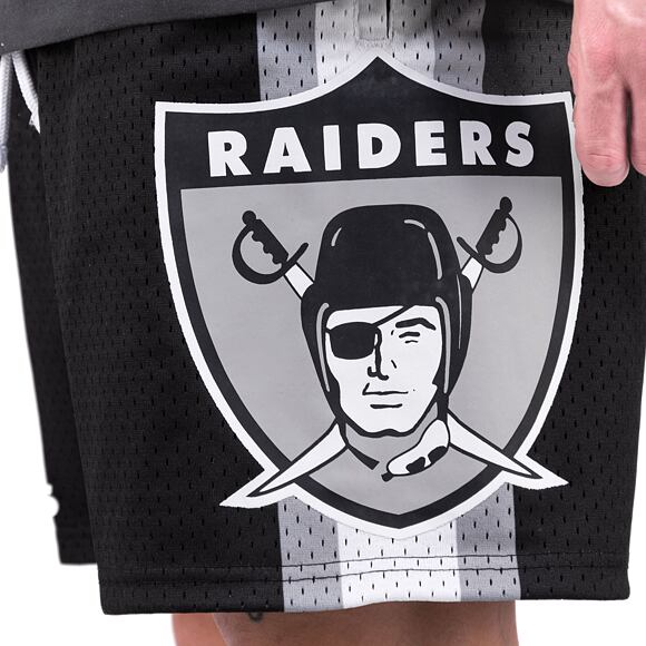 Kraťasy Mitchell & Ness NFL M&N CITY COLLECTION MESH SHORT RAIDERS Black
