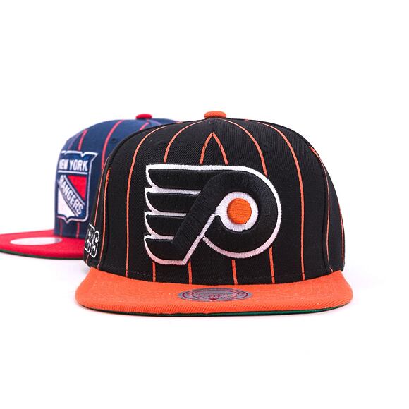 Kšiltovka Mitchell & Ness NHL TEAM PIN SNAPBACK FLYERS Black