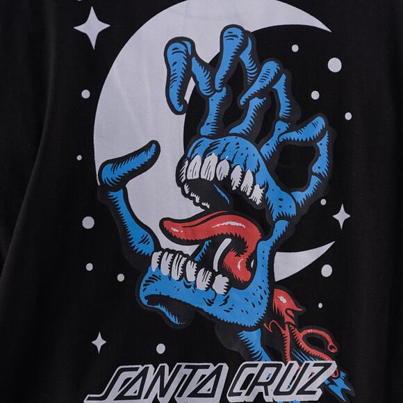 Triko Santa Cruz Cosmic Bone Hand T-Shirt Black