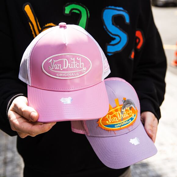 Kšiltovka Von Dutch Trucker Skara Lilac/Pink