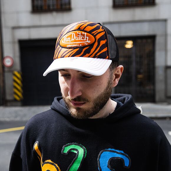 Kšiltovka Von Dutch Tampa Trucker Foam Tiger/Black