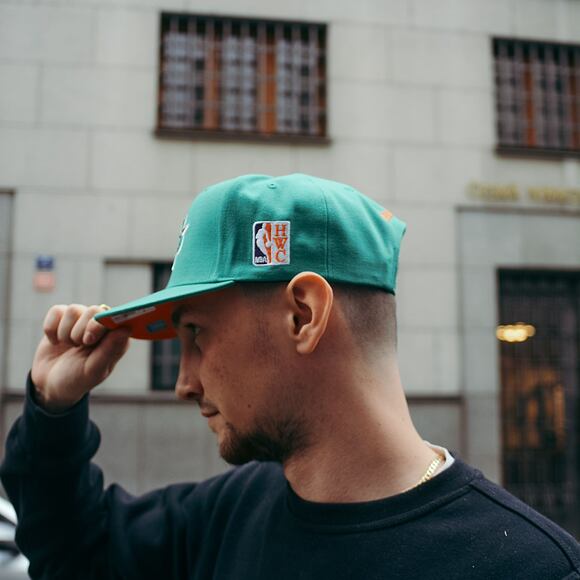 Kšiltovka Mitchell & Ness NBA Desert Green Snapback Hwc Philadelphia 76Ers Teal