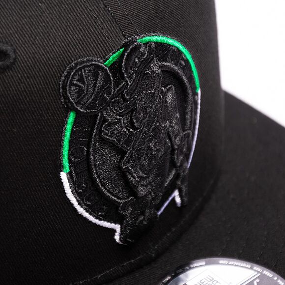 Kšiltovka New Era 9FIFTY NBA Split Logo Boston Celtics Black / Kelly Green