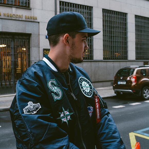 Bunda New Era × Alpha Industries MA-1 OG Jacket Seattle Mariners