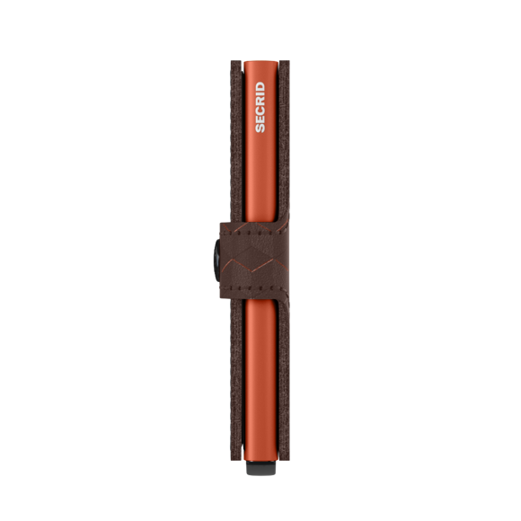 Peněženka Miniwallet Secrid Optical Brown-Orange