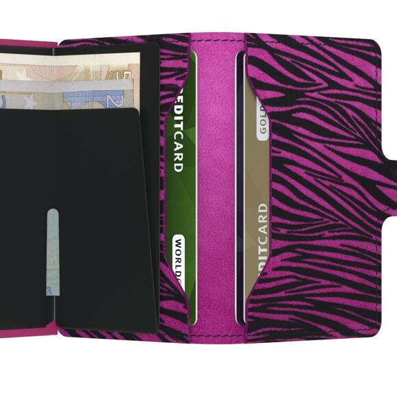 Peněženka Secrid Miniwallet Zebra Fuchsia