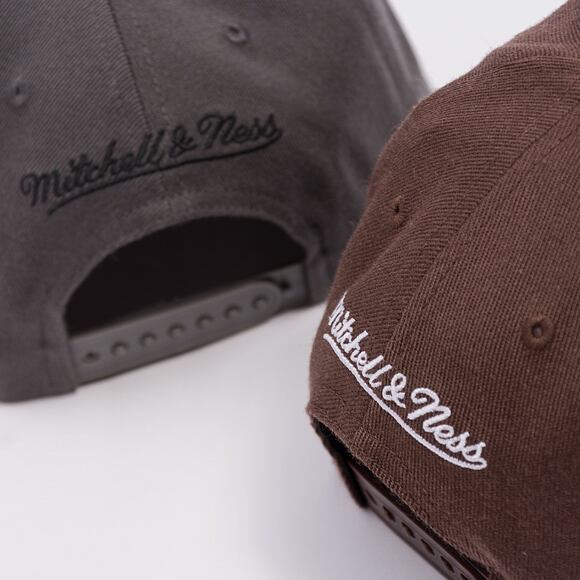 Kšiltovka Mitchell & Ness - Branded Pinscript Classic Red - Charcoal / Black