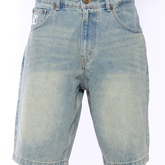 Kraťasy Karl Kani OG Denim Baggy Jorts bleached blue