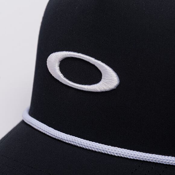 Kšiltovka Oakley - Oakley Ellipse Rope Hat - Black/White