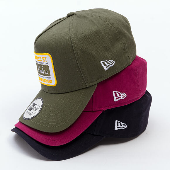 Kšiltovka New Era - Branded Washed Patch 9FORTY A-Frame - Navy