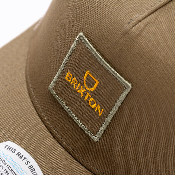 Kšiltovka Brixton - Alpha Block X C Mp Mesh Cap - Ivy Green/Sand