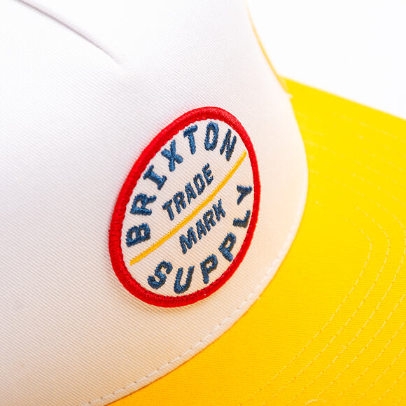Kšiltovka Brixton - Oath Mp Trucker Hat - Yellow/White/Yellow