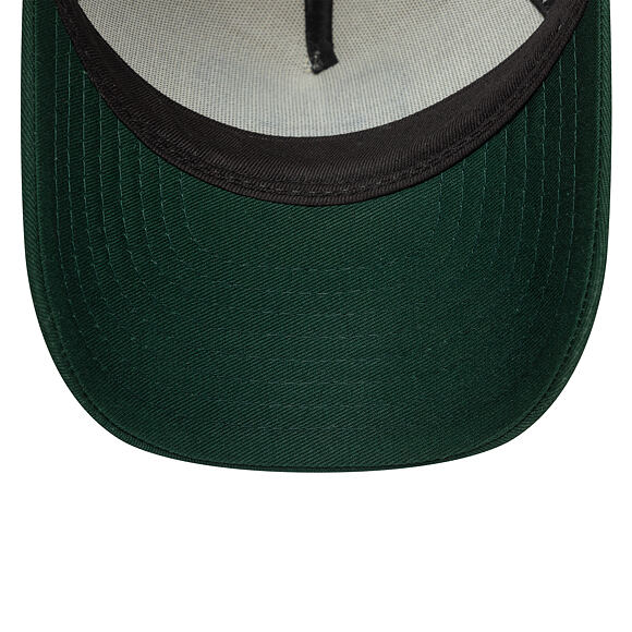Dětská Kšiltovka New Era - Boucle Bear 9FORTY Trucker - Cream / Dark Green