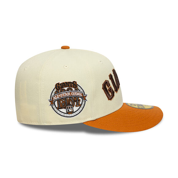 Kšiltovka New Era - MLB 1984 ASG Pin Pre-Curved 59FIFTY - SF Giants - Cream / Brown