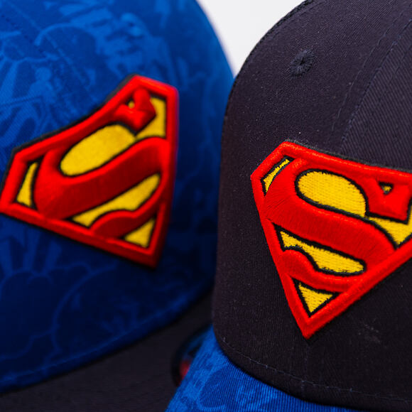 Dětská Kšiltovka New Era - Seasonal Superman 9FIFTY - Azure
