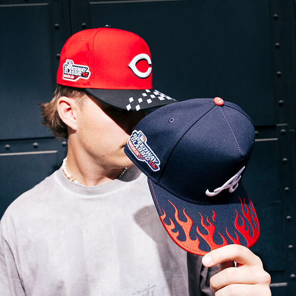 Kšiltovka New Era - 2025 MLB Speedway Classic 59FIFTY A-Frame - Cincinnati Reds