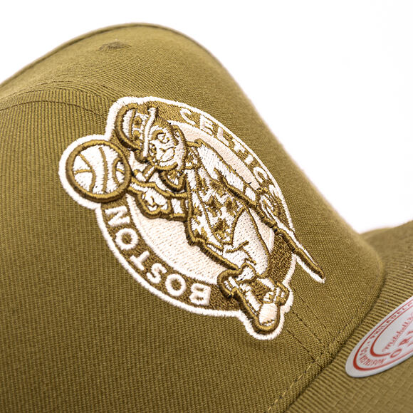 Kšiltovka Mitchell & Ness - NBA Fashion Basic Snapback - Boston Celtics - Olive
