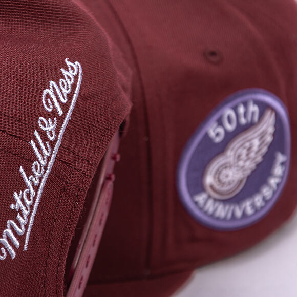 Kšiltovka Mitchell & Ness - NHL Fashion Basic Snapback - Detroit Red Wings - Dark Purple
