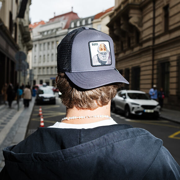 Kšiltovka Goorin - Boss Trucker - Grey/Black