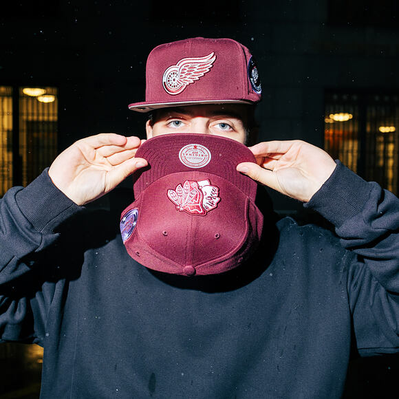 Kšiltovka Mitchell & Ness - NHL Fashion Basic Snapback - Chicago Blackhawks - Dark Purple