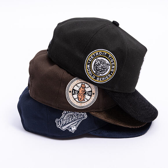 Kšiltovka New Era - MLB Cooperstown Cord 19TWENTY - Detroit Tigers - Black