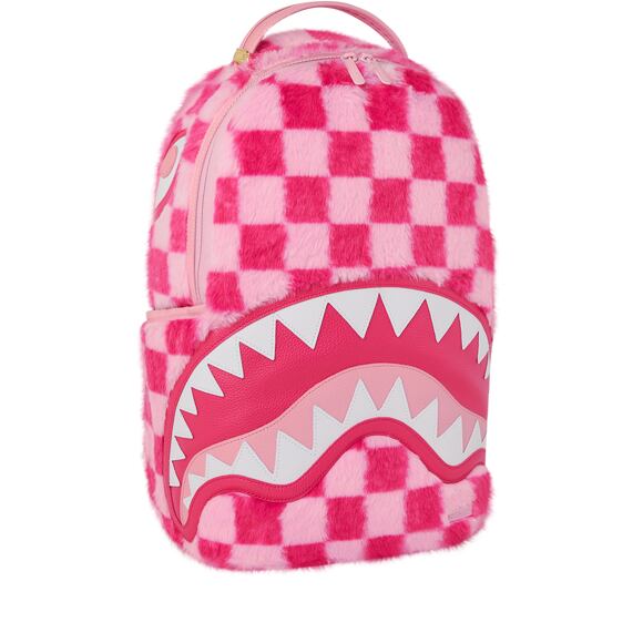 Batoh Sprayground Pink Fur Check Backpack