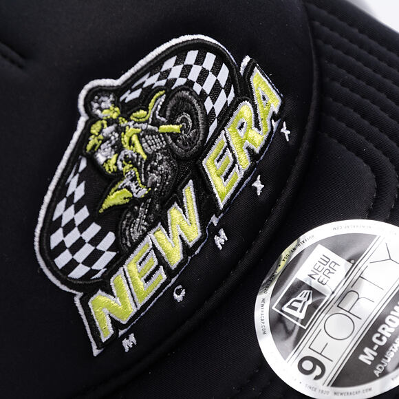 Kšiltovka New Era - Branded Graphic 9FORTY M-CROWN Trucker - Black