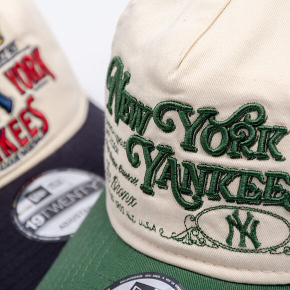 Kšiltovka New Era - MLB Washed Graphic 19TWENTY - NY Yankees - Cream