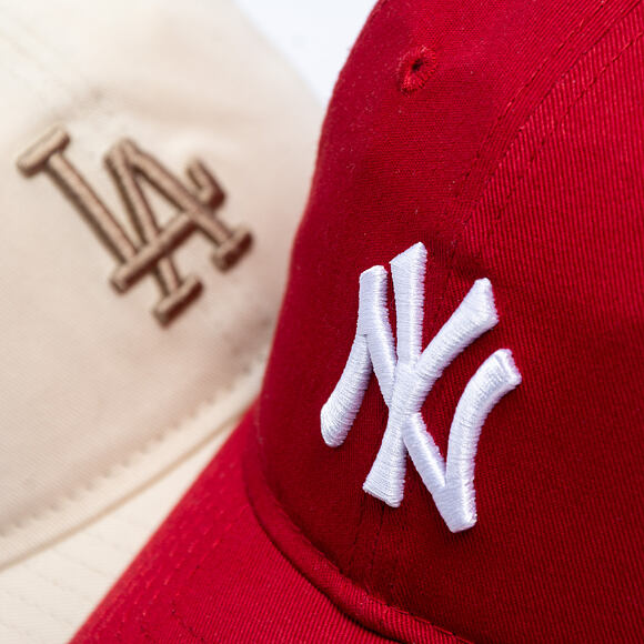 Dámská Kšiltovka New Era - MLB Essential Midi Logo 9TWENTY - NY Yankees - Pinot Red