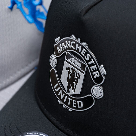 Kšiltovka New Era -  Reflective 9FORTY Trucker - Manchester United FC - Black