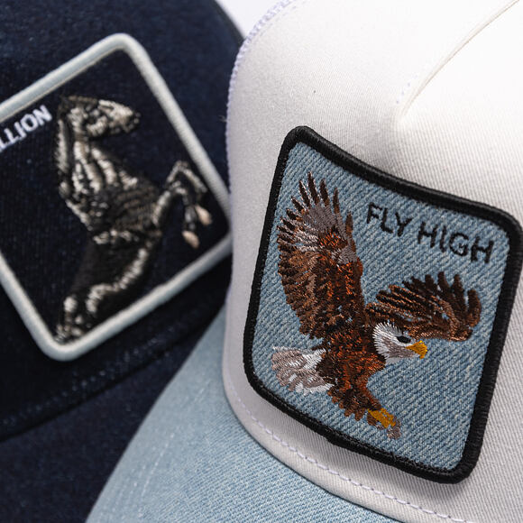 Kšiltovka Goorin - Denim Fly High - Light Denim