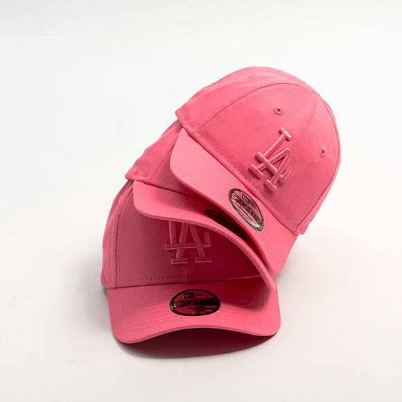 Dětská Kšiltovka New Era - MLB Essential 9FORTY - LA Dodgers - Pink - Bright Rose